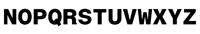 BALGroteskMono Bold Instance Font UPPERCASE