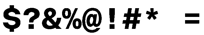 BALGroteskMono Bold Font OTHER CHARS