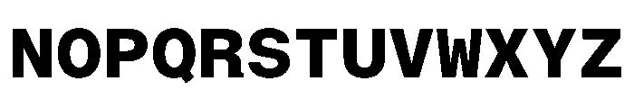 BALGroteskMono Bold Font UPPERCASE