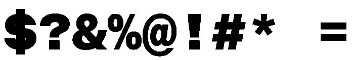 BALGroteskMono ExtraBold Instance Font OTHER CHARS