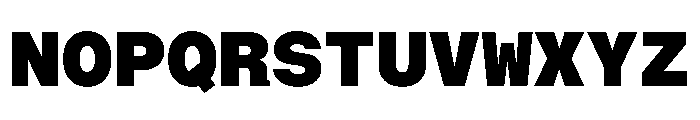 BALGroteskMono ExtraBold Instance Font UPPERCASE
