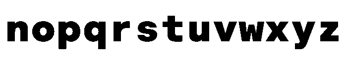 BALGroteskMono ExtraBold Instance Font LOWERCASE