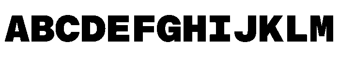 BALGroteskMono ExtraBold Font UPPERCASE