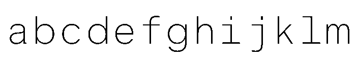 BALGroteskMono ExtraLight Instance FONT