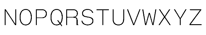 BALGroteskMono ExtraLight Font UPPERCASE