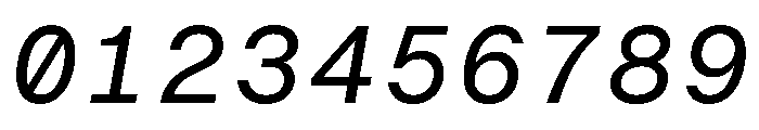 BALGroteskMono Italic Instance Font OTHER CHARS