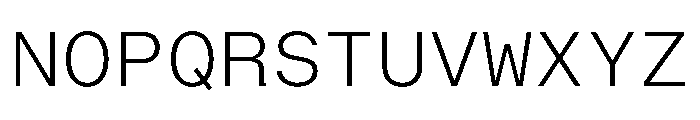 BALGroteskMono Light Instance Font UPPERCASE