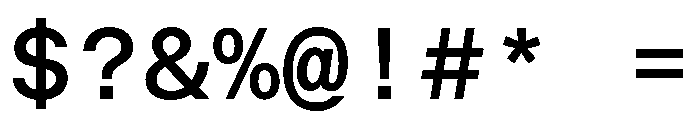 BALGroteskMono Medium Instance Font OTHER CHARS