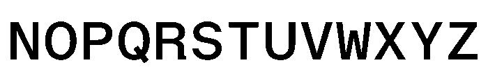 BALGroteskMono Medium Font UPPERCASE