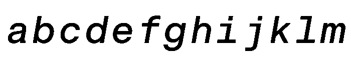 BALGroteskMono MediumItalic FONT