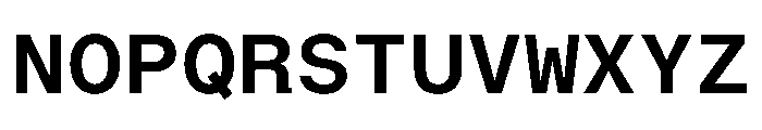 BALGroteskMono SemiBold Instance Font UPPERCASE