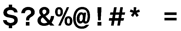 BALGroteskMono SemiBold Font OTHER CHARS