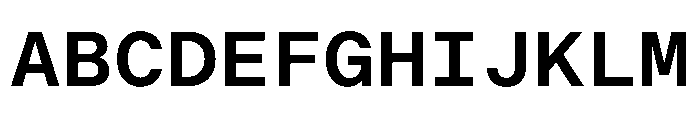BALGroteskMono SemiBold Font UPPERCASE