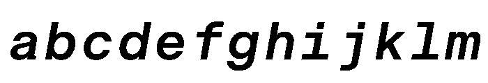 BALGroteskMono SemiBoldItalic FONT