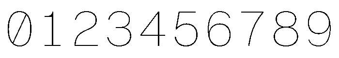 BALGroteskMono Thin Font OTHER CHARS