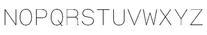 BALGroteskMono Thin Font UPPERCASE