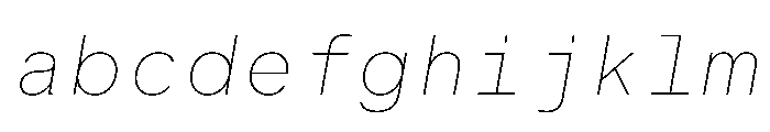 BALGroteskMono ThinItalic FONT
