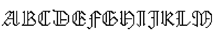BATMIPBeta Fraktur Font UPPERCASE