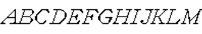 BATMIPBeta Italic Font UPPERCASE