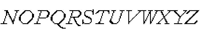 BATMIPBeta Italic Font UPPERCASE