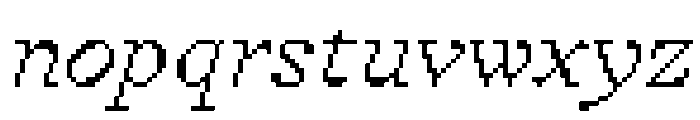BATMIPBeta Italic Font LOWERCASE