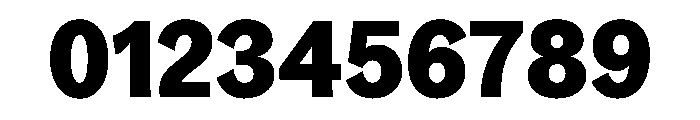 Bagoss TRIAL CondensedBold Instance Font OTHER CHARS