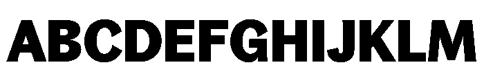 Bagoss TRIAL CondensedBold Instance Font UPPERCASE