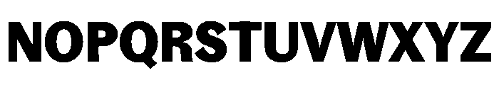Bagoss TRIAL CondensedBold Instance Font UPPERCASE
