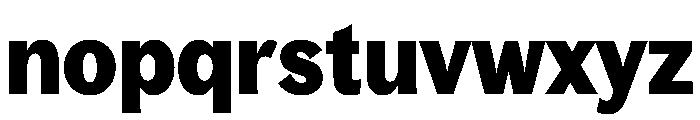 Bagoss TRIAL CondensedBold Instance Font LOWERCASE
