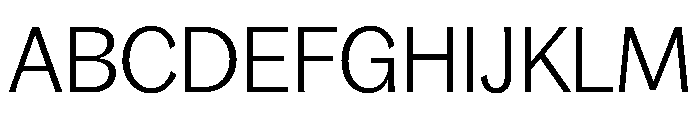 Bagoss TRIAL CondensedLight Instance Font UPPERCASE