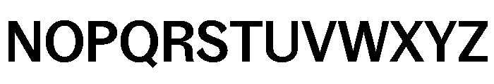 Bagoss TRIAL CondensedMedium Instance Font UPPERCASE