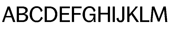 Bagoss TRIAL CondensedRegular Instance Font UPPERCASE