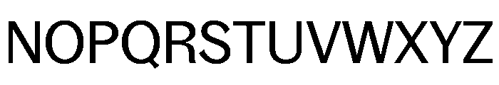 Bagoss TRIAL CondensedRegular Instance Font UPPERCASE