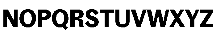 Bagoss TRIAL CondensedSemiBold Instance Font UPPERCASE