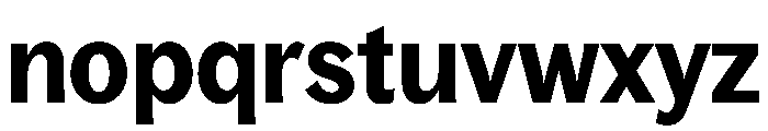 Bagoss TRIAL CondensedSemiBold Instance Font LOWERCASE