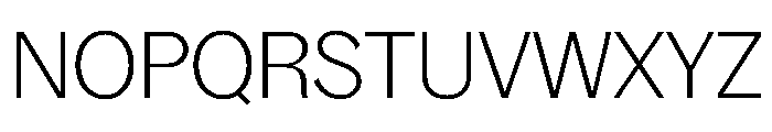 Bagoss TRIAL CondensedThin Instance Font UPPERCASE