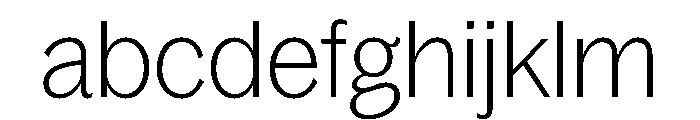 Bagoss TRIAL CondensedThin Instance FONT