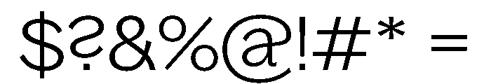 Bagoss TRIAL ExtendedLight Instance Font OTHER CHARS