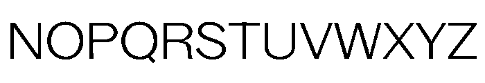 Bagoss TRIAL ExtendedLight Instance Font UPPERCASE