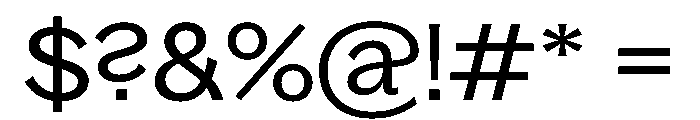 Bagoss TRIAL ExtendedRegular Instance Font OTHER CHARS