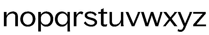 Bagoss TRIAL ExtendedRegular Instance Font LOWERCASE