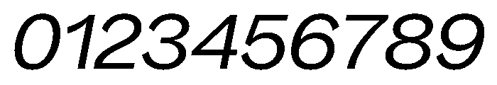 Bagoss TRIAL ExtendedRegularItalic Instance Font OTHER CHARS