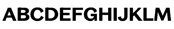Bagoss TRIAL ExtendedSemiBold Instance Font UPPERCASE