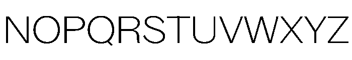 Bagoss TRIAL ExtendedThin Instance Font UPPERCASE