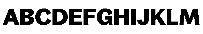 Bagoss TRIAL StandardBold Instance Font UPPERCASE