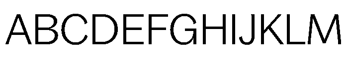 Bagoss TRIAL StandardLight Instance Font UPPERCASE