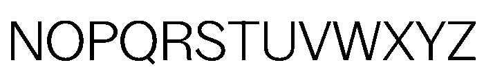 Bagoss TRIAL StandardLight Instance Font UPPERCASE