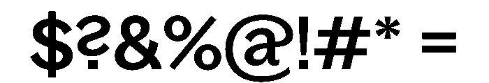 Bagoss TRIAL StandardMedium Instance Font OTHER CHARS