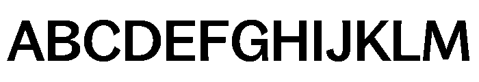 Bagoss TRIAL StandardMedium Instance Font UPPERCASE