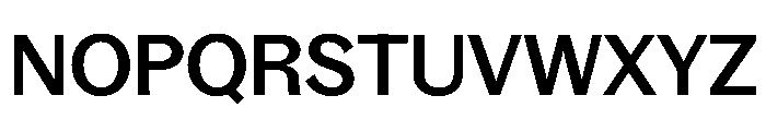 Bagoss TRIAL StandardMedium Instance Font UPPERCASE